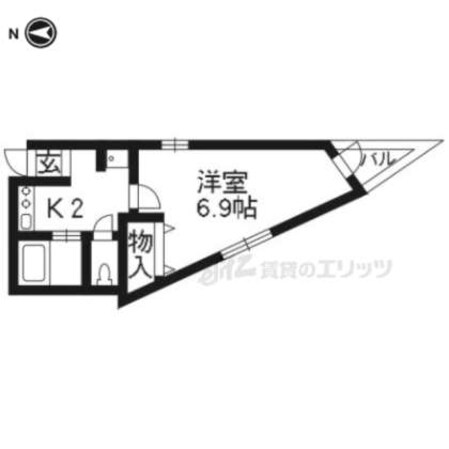 スペシャリー丸太町の物件間取画像